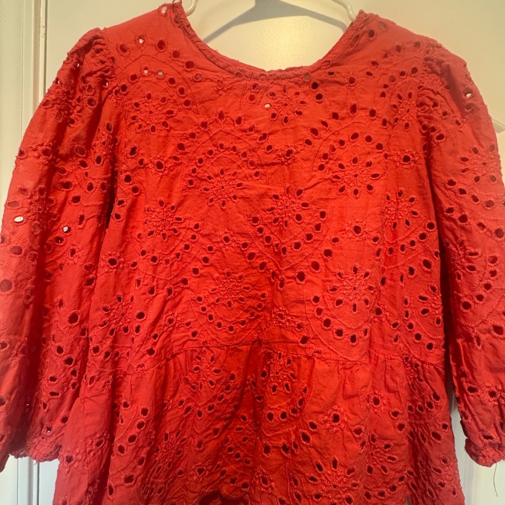 Eyelet Women's Top